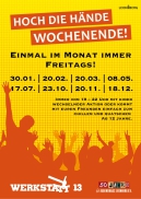 Hoch die Hände Wochenende in der Werkstatt 13