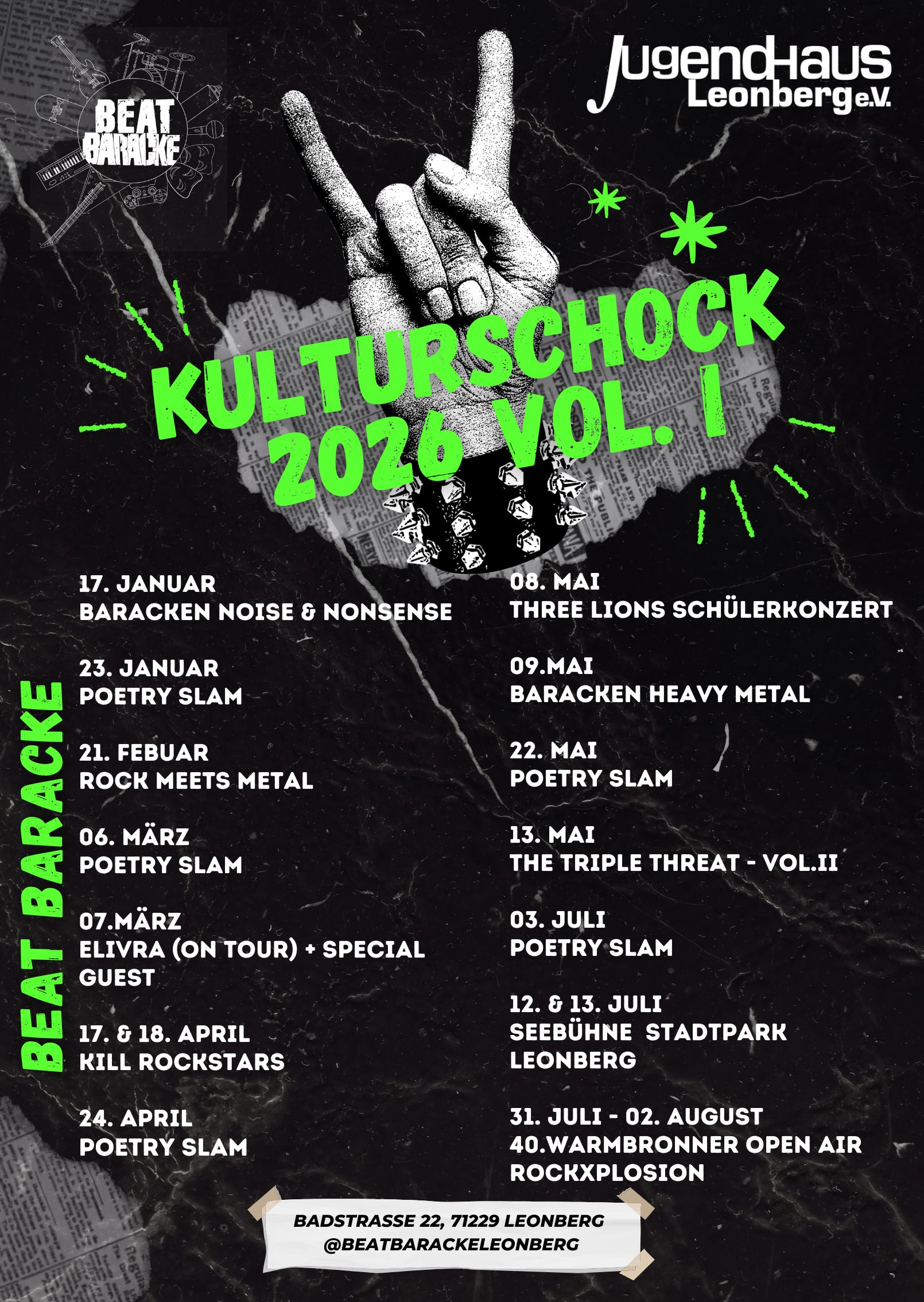 Konzertvorschau 2026