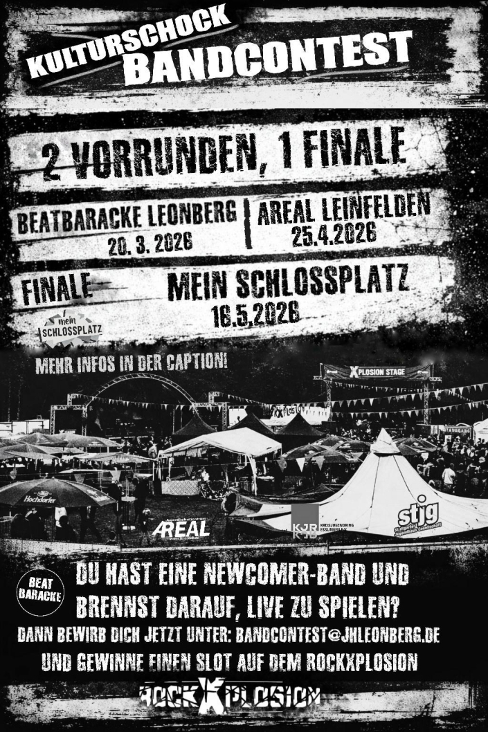 20.03.2026 - Bandcontest Kulturschock - 1. Vorrunde